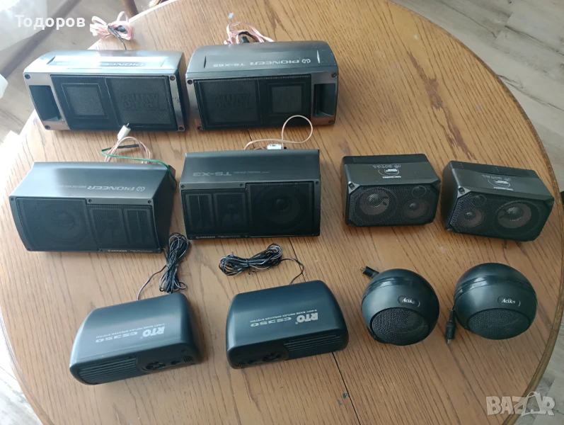 PioneerTS X25,TS X 3,Rto ,Aciko Sound 2000ретро авто тонколони , снимка 1