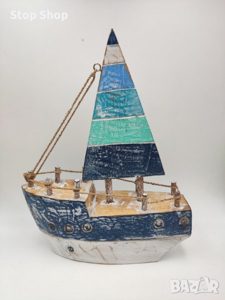 Дървен кораб Индонезия дърворезба , снимка 1