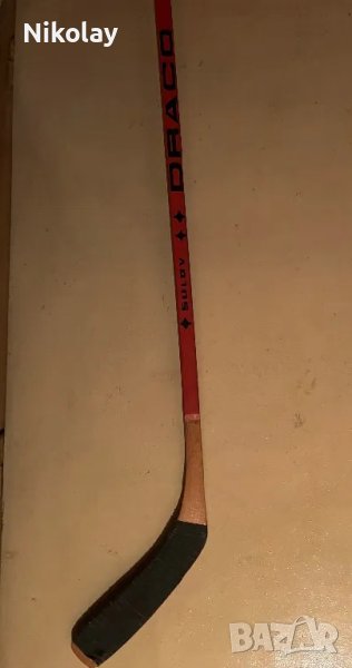 Колекционерски vintage дървен стик Sulov/ DRACO + шайба BALZER, снимка 1