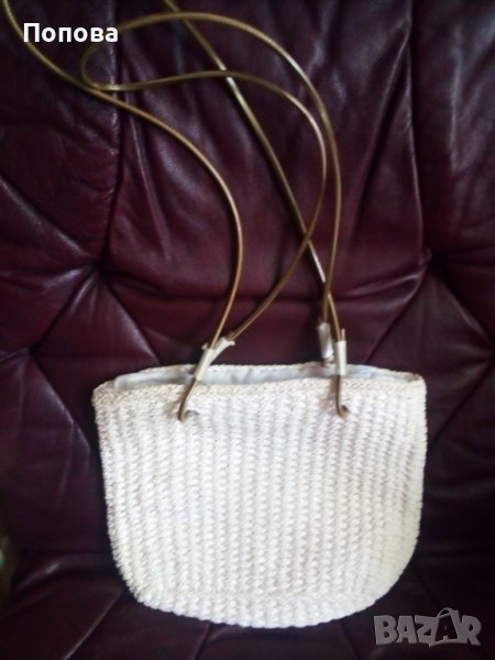 Елегантна плетена чанта, снимка 1
