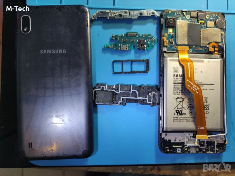 Samsung a10 части основна платка батерия блок захранване кабел капак, снимка 1