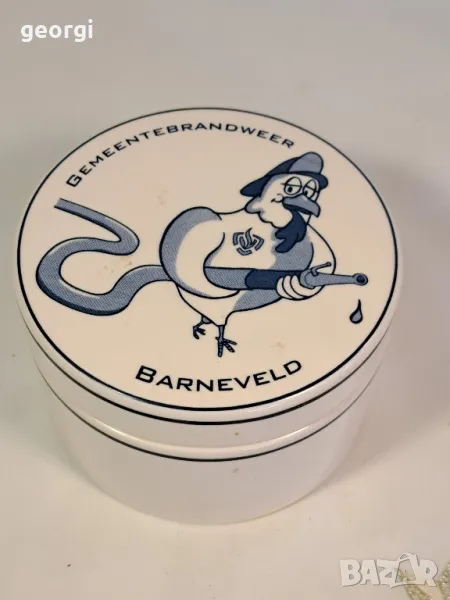 холандска порцеланова кутия Delft   6/5, снимка 1