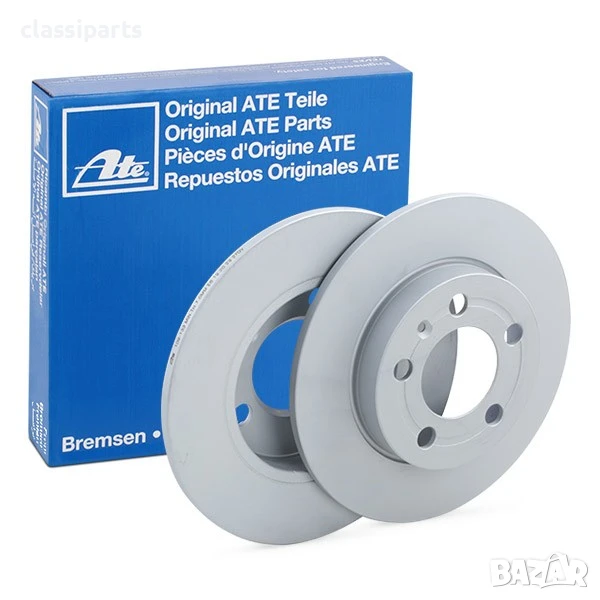 Спирачни дискове ATE за Ауди А3, ТТ, Шкода Октавия, Фолксваген Голф 4 и Бора, снимка 1