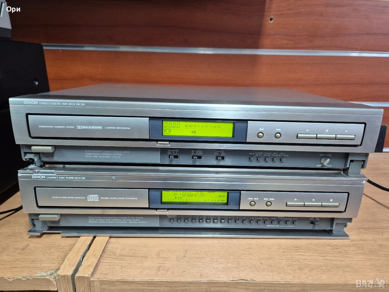 DENON дек и СД плеър с козметични забележки , снимка 1