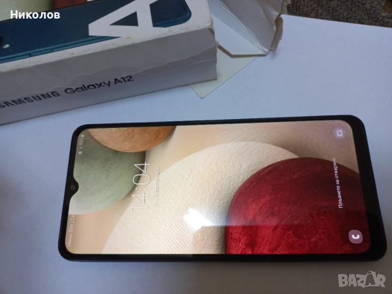 Samsung Galaxy A12 SM-A125F 128GB Blue, снимка 1