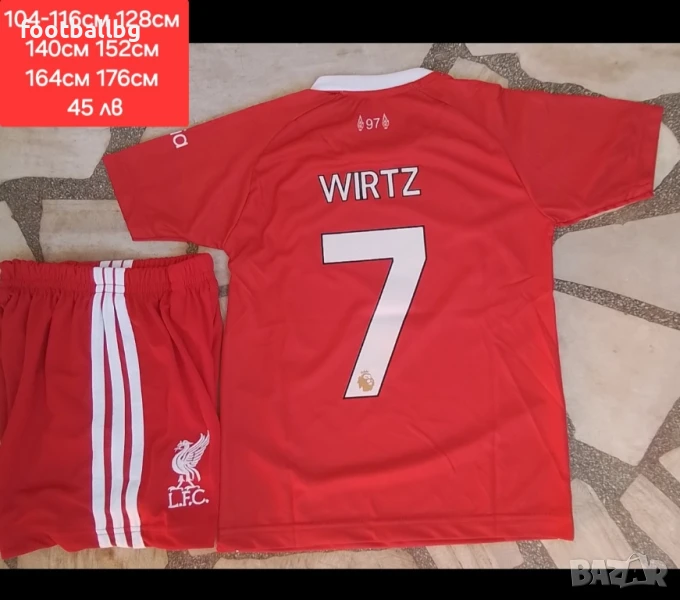WIRTZ 7 ❤⚽️ детско юношески футболни екипи ❤⚽️ LIVERPOOL , снимка 1