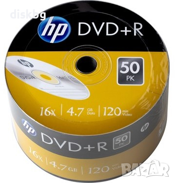 DVD+R HP, 4.7GB, 120min, 16x - празни дискове , снимка 1