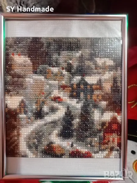 Диамантен гоблен,, Зима,, , снимка 1