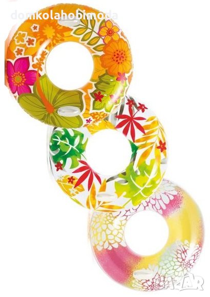 Надуваем Пояс с дръжки/3 цвята.97 cm, Intex, снимка 1
