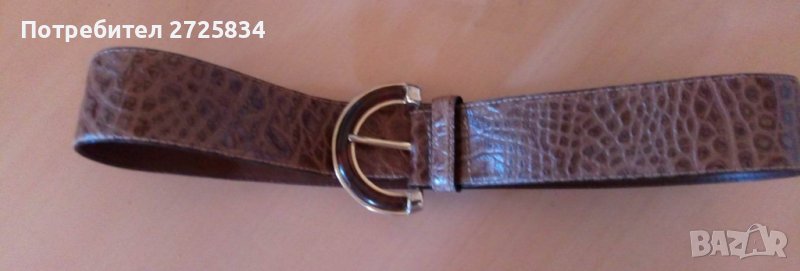 Колан от 100% естествена кожа, Италия, 96 см, снимка 1