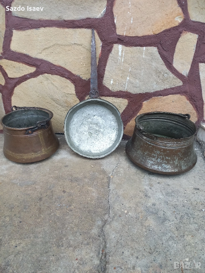 медни котли и тава , снимка 1