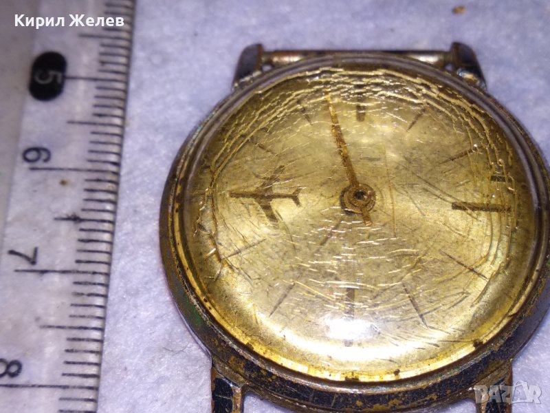 МНОГО РЯДЪК НЕМСКИ МЕХАНИЧЕН Стар ПИЛОТСКИ ЧАСОВНИК АВИАТОРСКИ МОДЕЛ със САМОЛЕТ на ЦИФЕРБЛАТА 32008, снимка 1