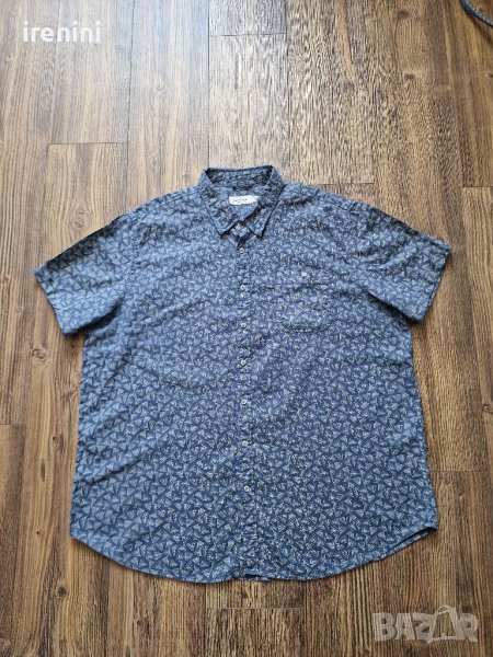 Страхотна мъжка ленена риза DRESSMANN размер 4XL, снимка 1