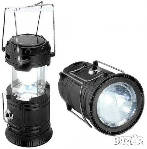 НОВ КЪМПИНГ ФЕНЕР. СОЛАРНА LED ЛАМПА., снимка 1