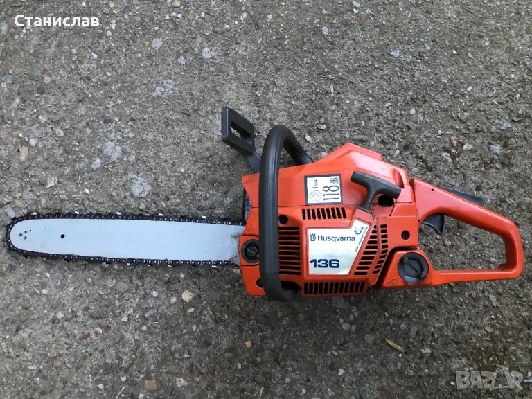  Husqvarna 136 моторен трион, резачка, снимка 1