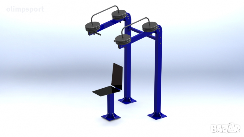 Стол за тласкане зад врат OF363 , снимка 1