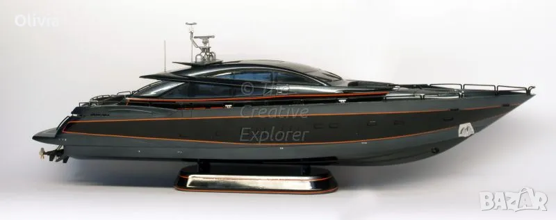 Yacht 1:72 Aurora Monaco 44 см. дължина кит за сглабяне, снимка 1