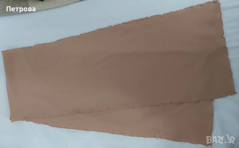 Дълъг официален шал, жоржет, с красив кант - подходящ подарък за НГ, снимка 1