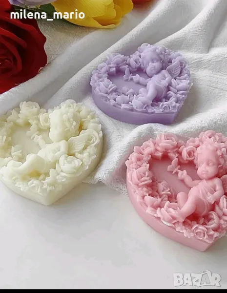 молд ангел-сърце, снимка 1