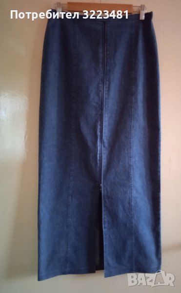 Дънкова пола, размер М- Л., снимка 1