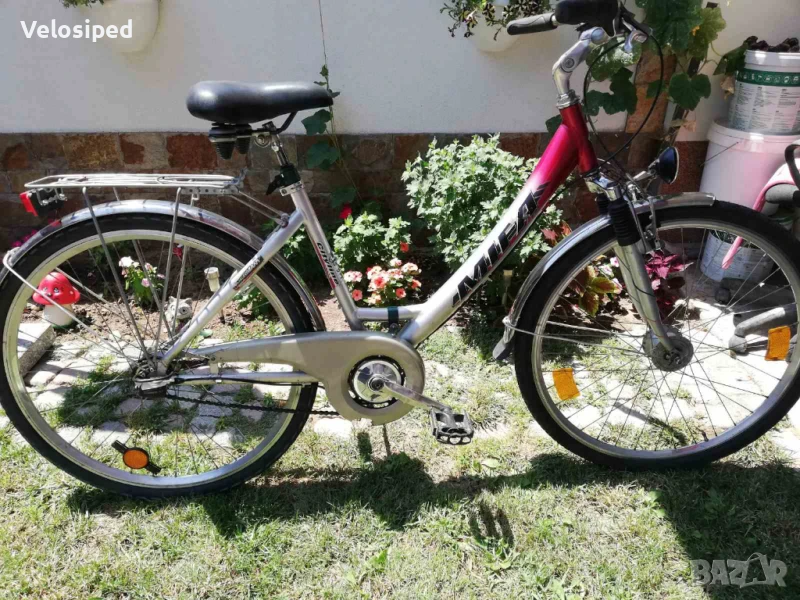 Алуминиев велосипед Mifa германия ниска рамка., снимка 1