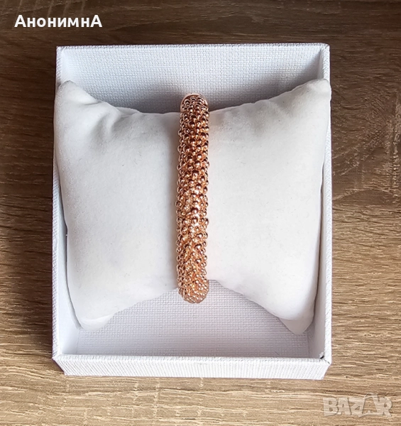 Твърда гривна Rose Gold Be loved , снимка 1