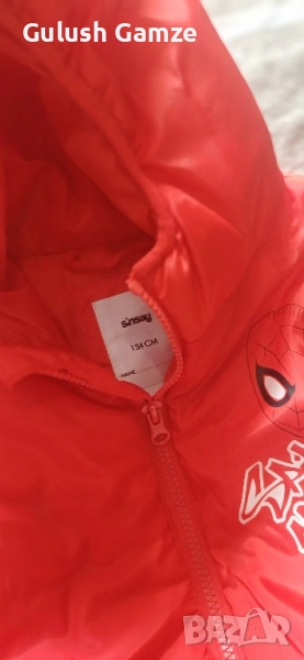 елек за момчета спайдермен в червено , снимка 1