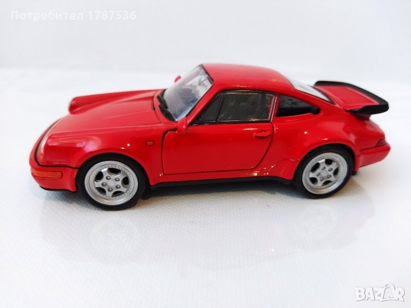 Порше 964 turbo ,на welly, china , 8лв, снимка 1