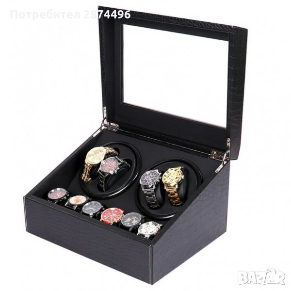 2174 Кутия за самонавиващи се автоматични часовници 4+6, снимка 1