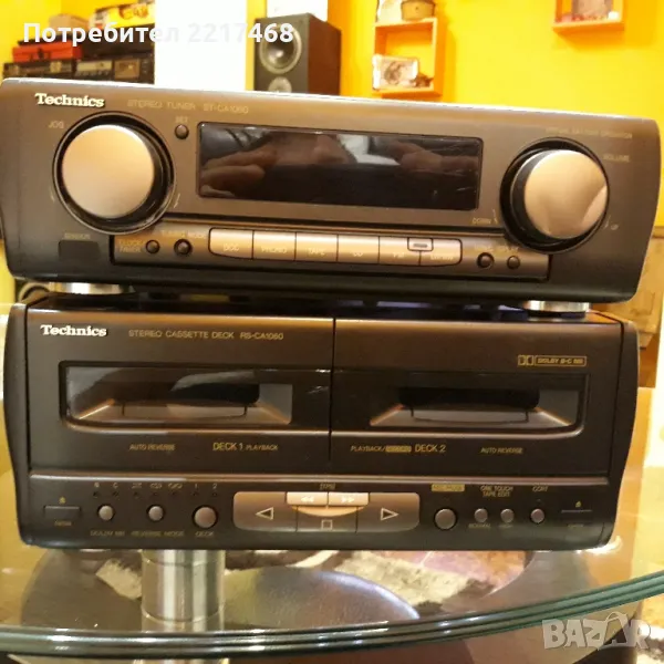TECHNICS  предусилвател и дек, снимка 1