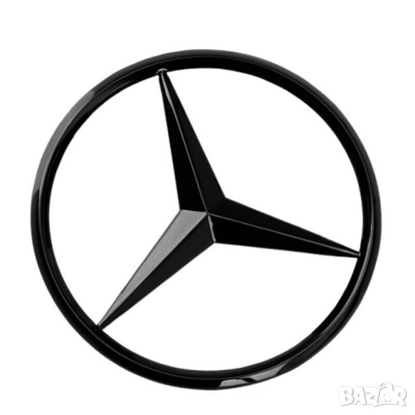задна емблема черен гланц за Mercedes-Benz W176 AMG A Class, снимка 1