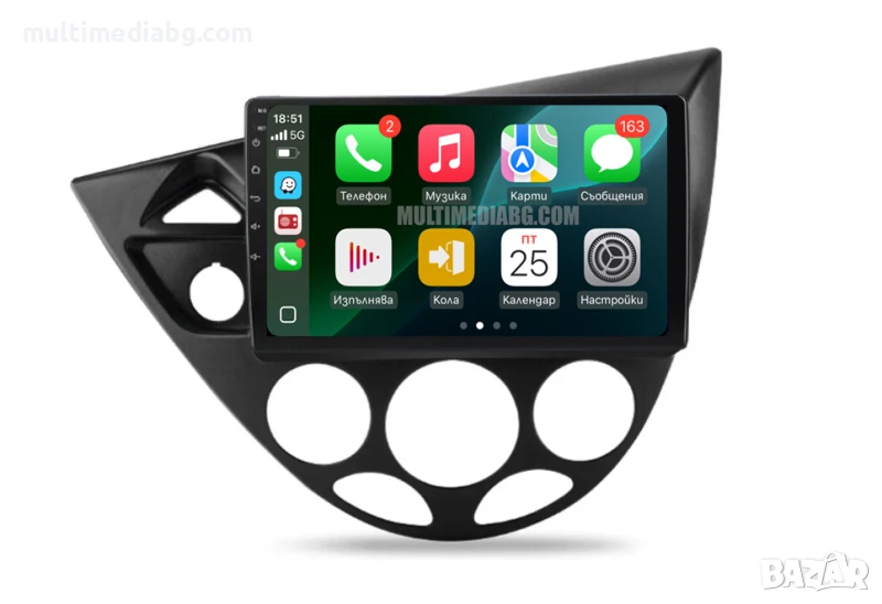 Ford Focus Fiesta 1998-2004 Мултимедия/Навигация Android, снимка 1