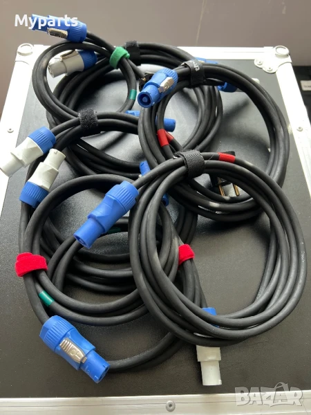 Кабели за ъплайт осветление, въртящи глави и тонколони, снимка 1