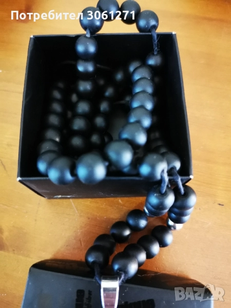 мъжки Гердан с Кръст. мъже - Комплект колие от естествен оникс - , снимка 1