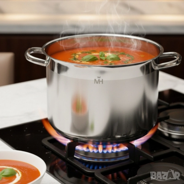 Неръждаема тенджера - MERCURY HAUS COSMO PREMIUM – издържа натоварване, снимка 1