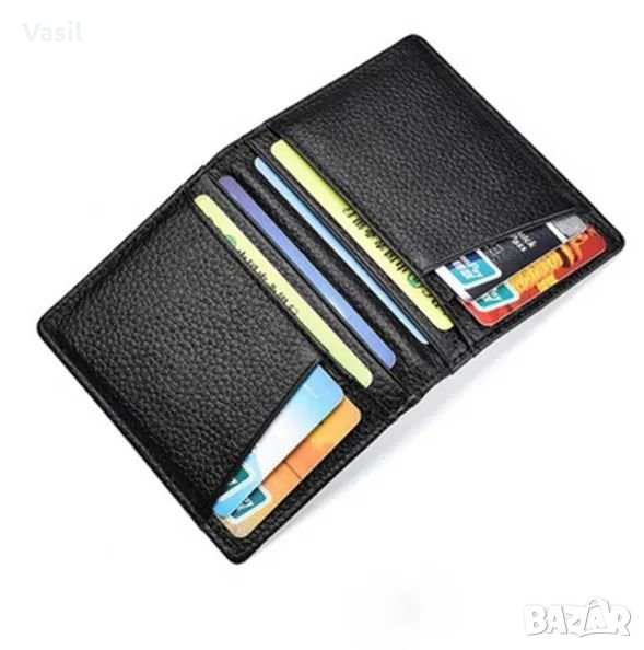 Кожен Калъф за карти и документи, снимка 1