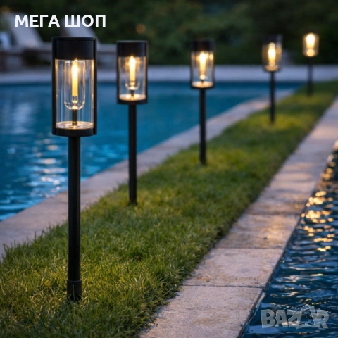 Градинската соларна лампа XF-2902 - стилно и практично решение за осветление на двор, алеи и тераси, снимка 2 - Друга електроника - 53856071