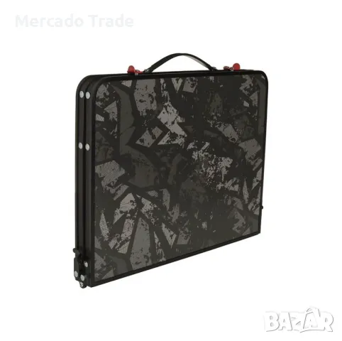 Алуминиева сгъваема маса Mercado Trade, Черна, снимка 5 - Маси - 50437765