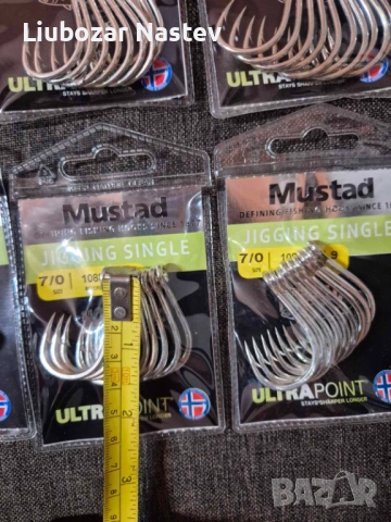 Комплект куки за сом Mustad, снимка 6 - Такъми - 53124452