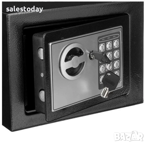 Сейф с код и ключ