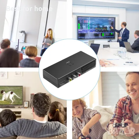 uhddadi Scart към HDMI конвертор, снимка 6 - Кабели и адаптери - 49469035