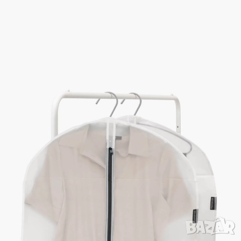 Комплект калъфи за дрехи Brabantia, paзмepи M/L/XL, Transparent/Grey, 2 броя, снимка 2 - Други стоки за дома - 52098710