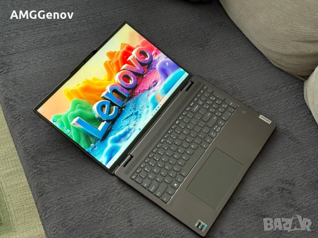 16’ 2.5К IPS Touch/Lenovo yoga 7 16’/i5-1240p/16GB DDR5/512GB SSD, снимка 5 - Лаптопи за работа - 53456370