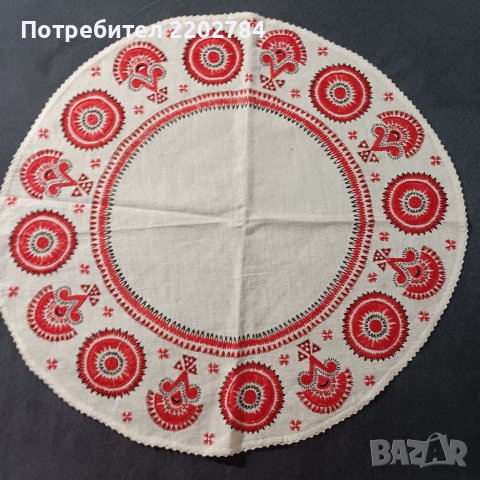 Карета естествена коприна и малки бродирани карета., снимка 1