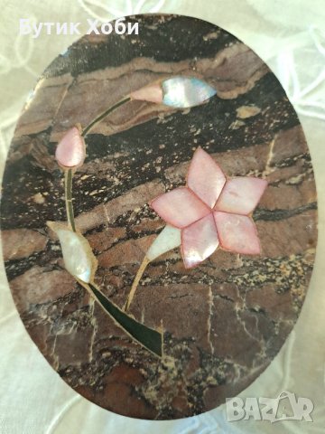 Кутия от натурален камък  , снимка 4 - Антикварни и старинни предмети - 41415359