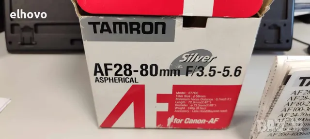 Обектив Tamron AF Aspherical 28-80mm Ф58мм, снимка 3 - Обективи и филтри - 47965962