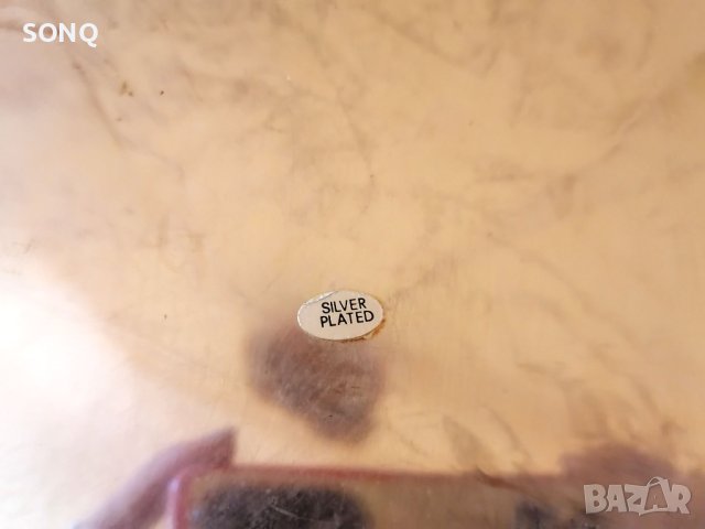 Страхотен Голям Посребрен Поднос, снимка 6 - Антикварни и старинни предмети - 41567512