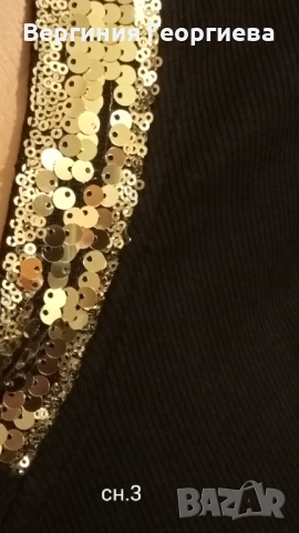 Блуза с пайети, блуза с ламе, тънко поло и други леки блузи, снимка 3 - Блузи с дълъг ръкав и пуловери - 52095829