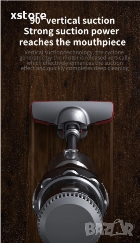 Вертикална прахосмукачка за дома и автомобила, снимка 9 - Прахосмукачки - 52796100