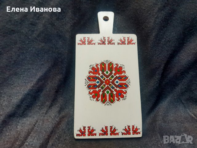 Декоративна дъска с шевица #16, снимка 3 - Български сувенири - 29099907